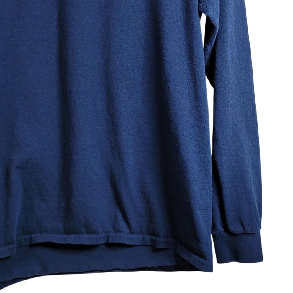 Simply Southern Women TShirt Blue Large Jesus Take Wheel Long Sleeve Jeep READ - Picture 5 of 10